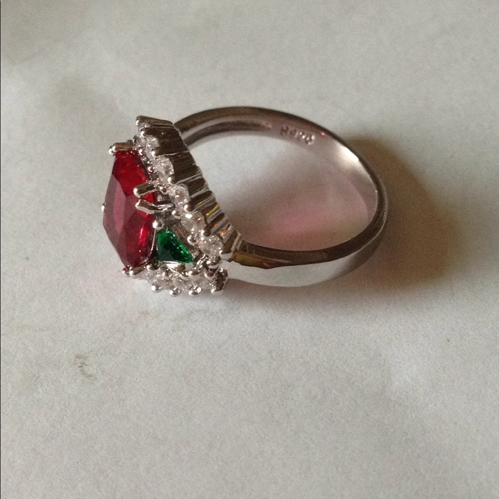 Multi Stone 925 Ring - image 2